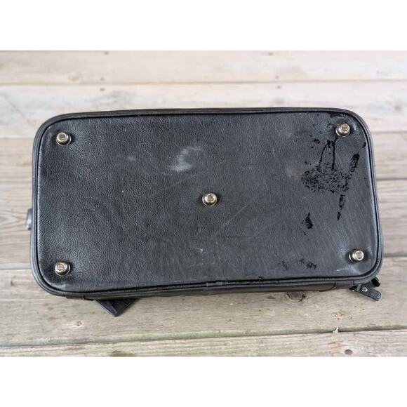 Genuine grain leather M.Par of Scotland professional golfer weekender bag - Picture 9 of 10